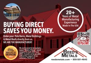 Reed’s Metals - Metal of Honor 2022 | Metal Roofing Magazine