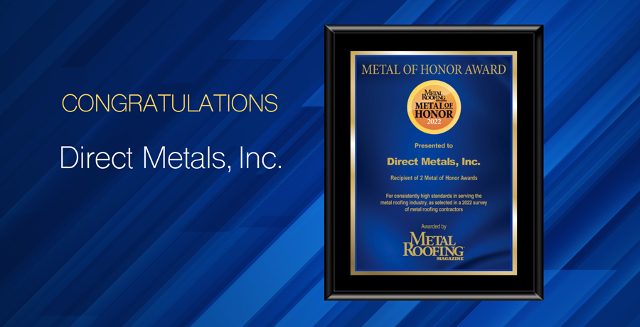 Direct Metals, Inc. – Metal of Honor 2022