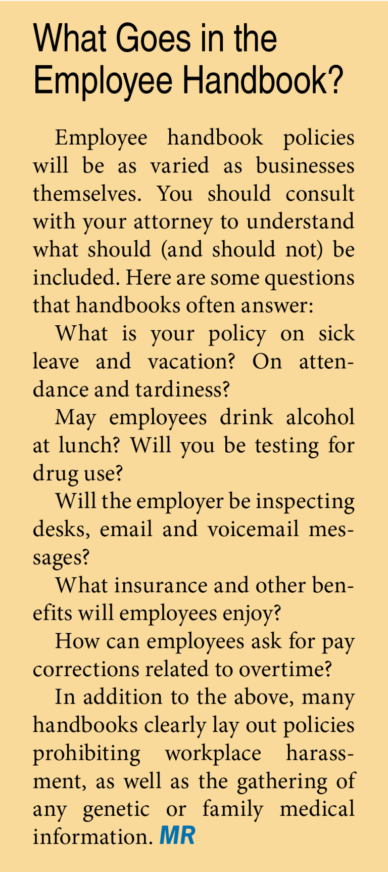 Employee Handbooks Profitable Tools for Small Businesses Metal