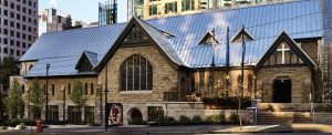 The historic Christ Church Cathedral in Vancouver, British Columbia
