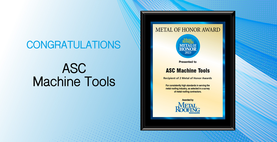 ASC Machine Tools – Metal of Honor 2023