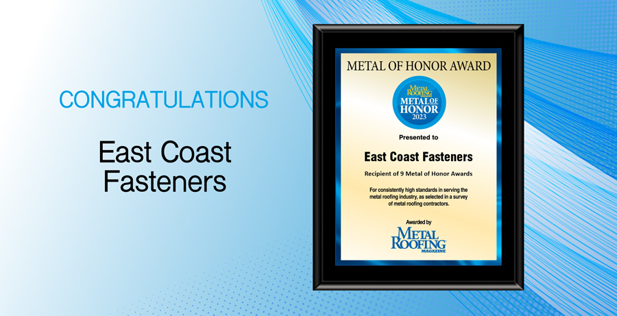 East Coast Fasteners – Metal of Honor 2023