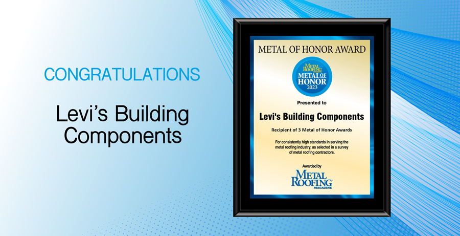 Levi’s Building Components – Metal of Honor 2023