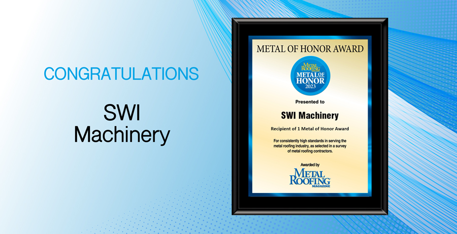 SWI Machinery – Metal of Honor 2023