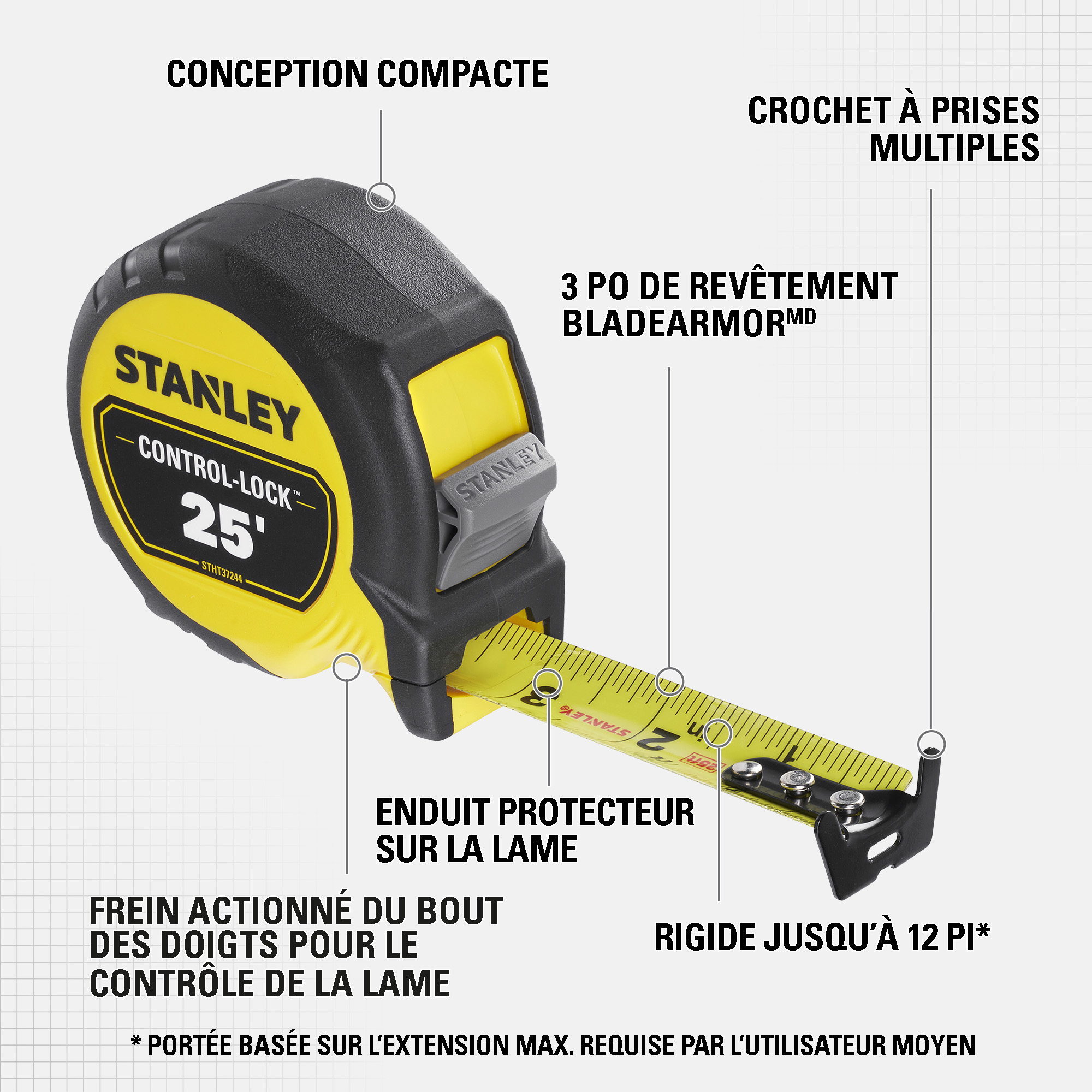 New Stanley® Control-Lock™ Tapes