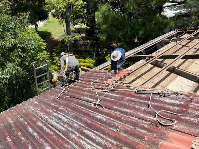 replacing steel roof