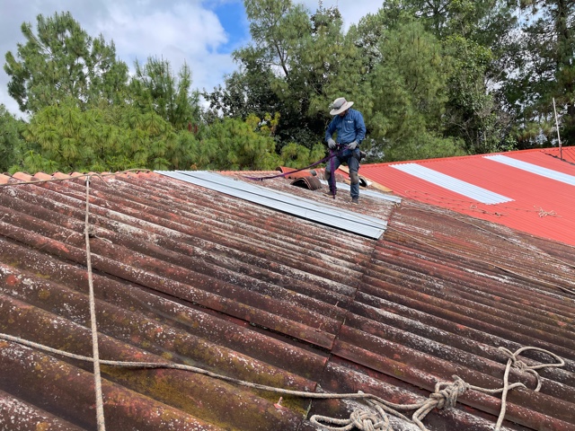 steel replacement roof