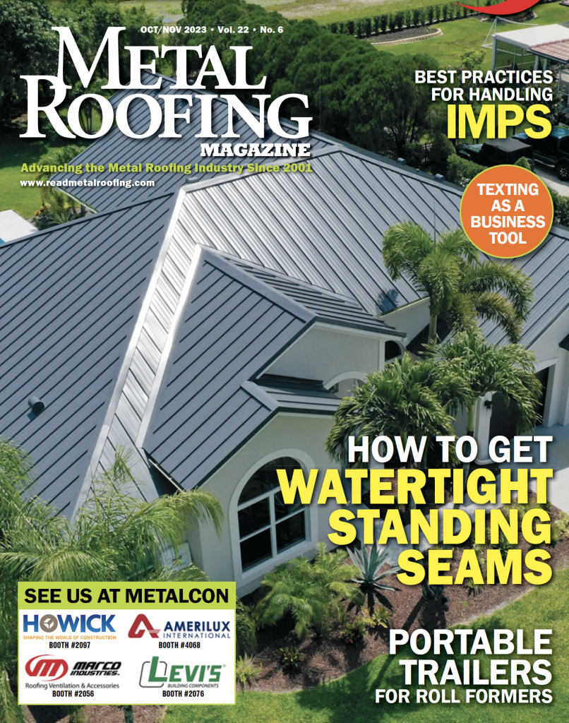 October November Metal Roofing Magazine