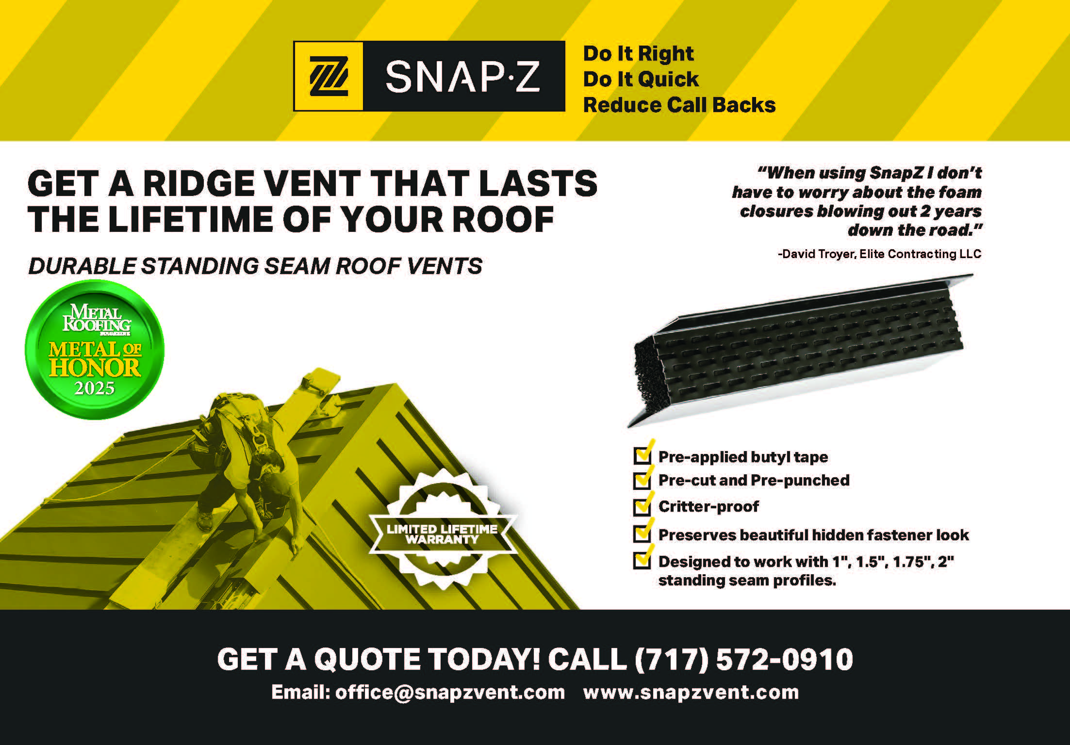 Snap-Z Vent