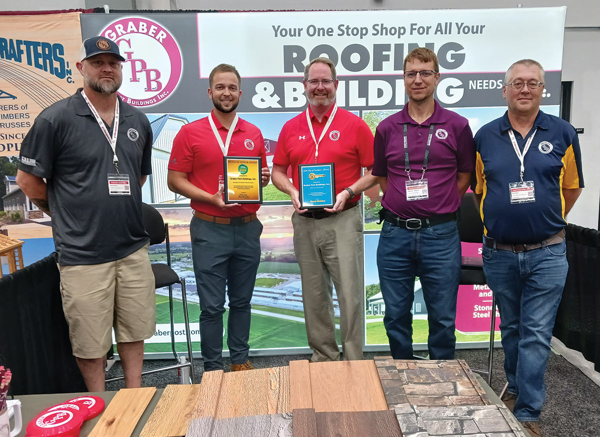 Suppliers Receive Metal of Honor Awards at Post-Frame Builder Show