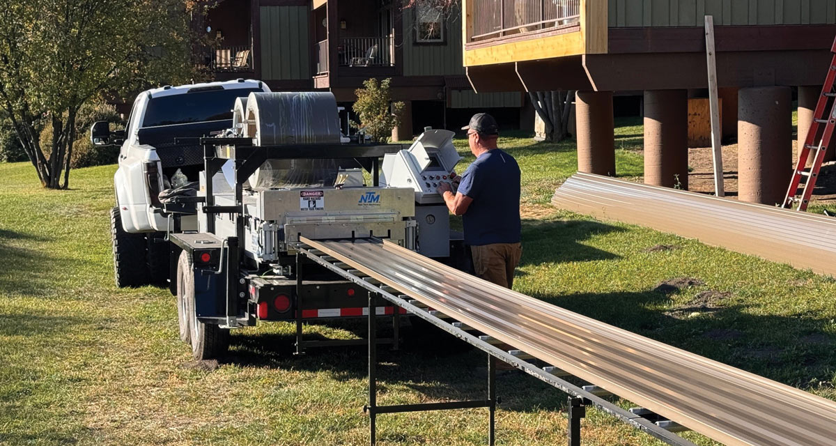 What is the ROI on a Portable Metal Roof Panel Machine?