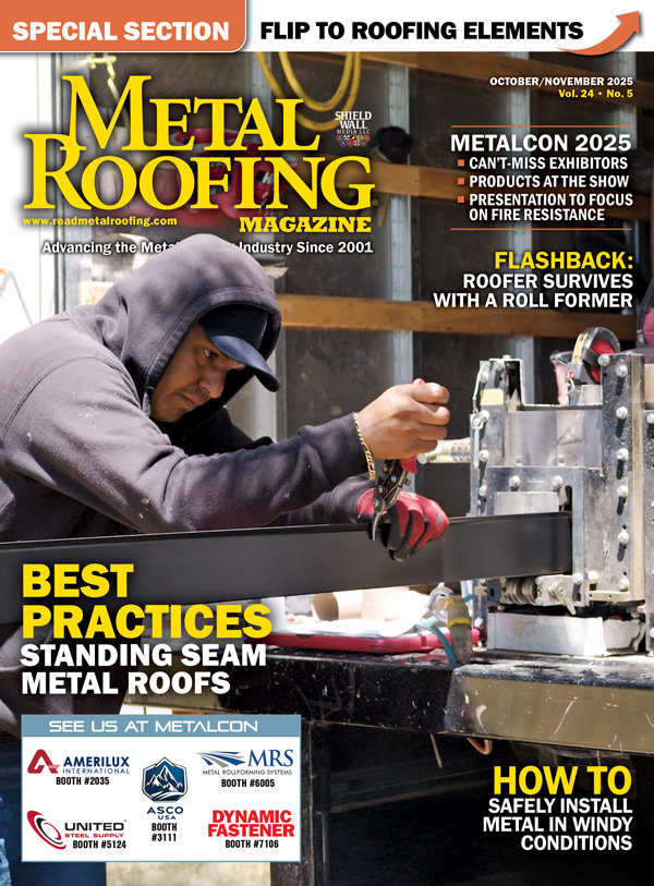 Metal Roofing Magazine October/November 2025