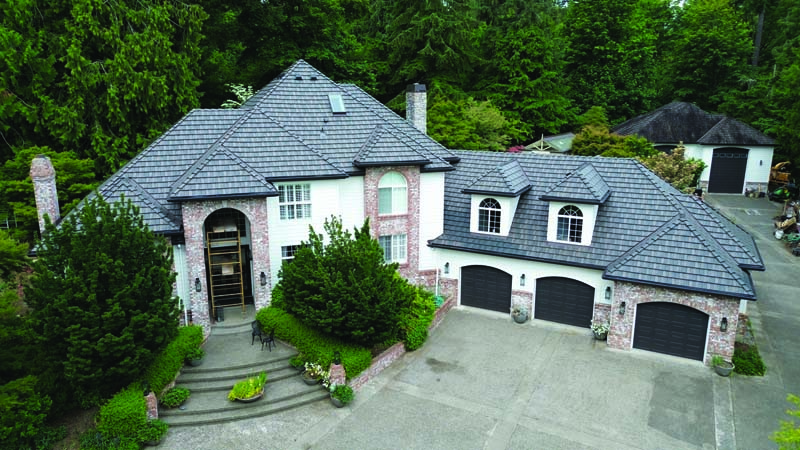 Re-roofing project in Maple Valley, Washington, installed by Mountaintop Metal Roofing [https://www.mountaintopmetalroofing.com] Photos courtesy of the Metal Roofing Alliance/Mountaintop Metal Roofing