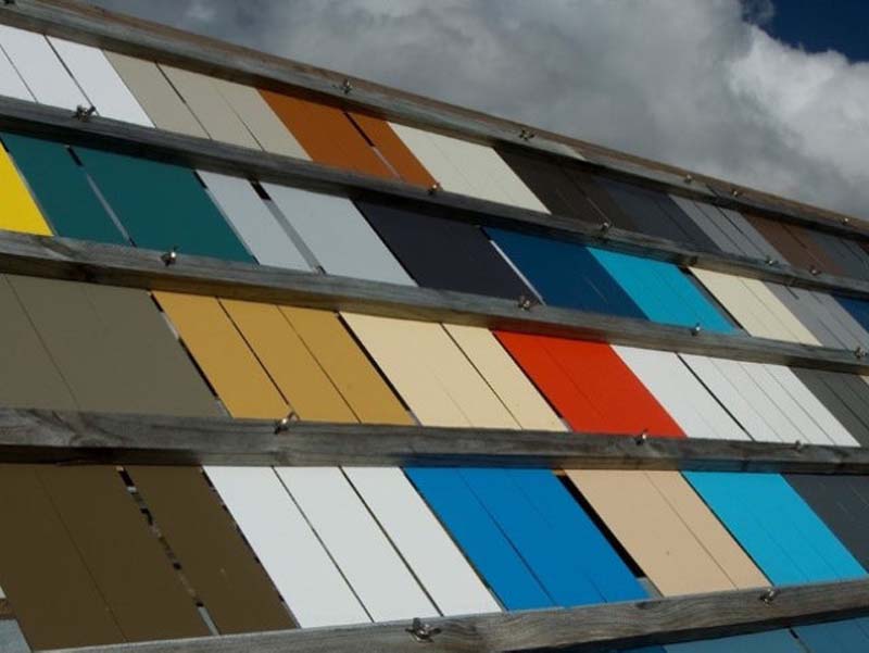 Sherwin-Williams tests for weatherability. Photo courtesy of Sherwin-Williams Coil Coatings