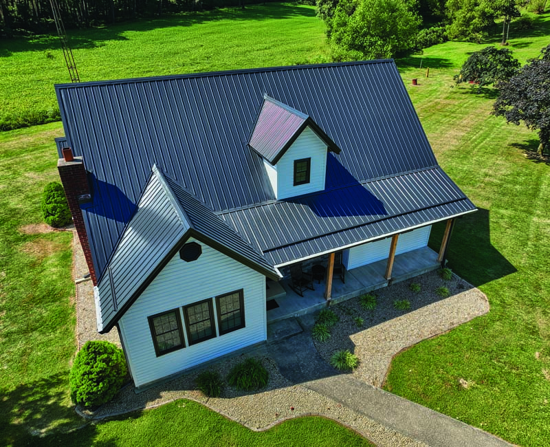 Graber Post Buildings Delivers Durable Ag-Panel Roofing System in Galvalume Steel