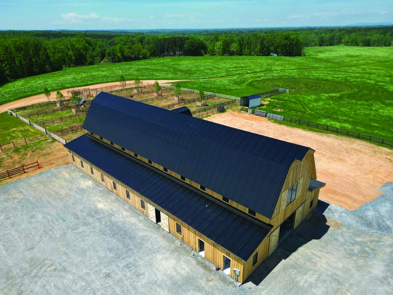 Tuff-Rib Metal Roofing Delivers Durable Performance on Shelby Cattle Sale Barn
