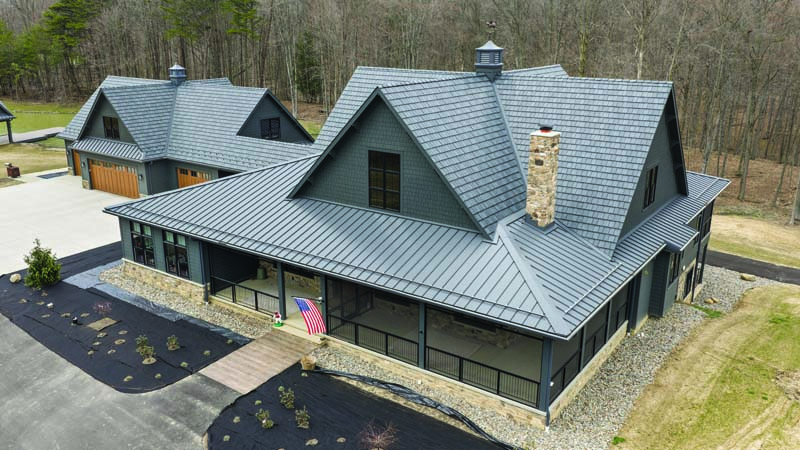 Project of the Month: Luxury New Construction Home Features a Lifetime Metal Roof